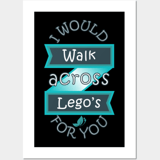 Walk across Legos Posters and Art